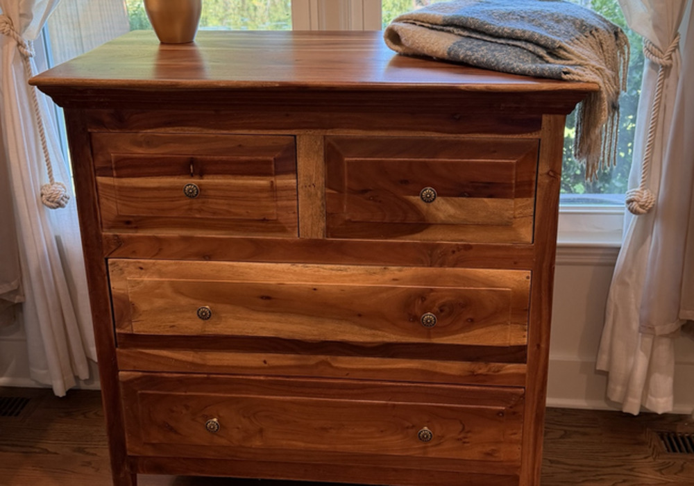 Restored Nadeau Jeera solid-wood chest